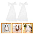 thumbnail image 2 of pcs Veil Bow Clip Bridal Veil Hair Clip Wedding Bridal Veil Clip Pearl Veil Hair Clips for Women, 2 of 6
