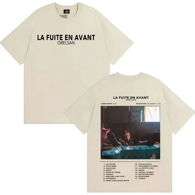 Orelsan 2026 Tshrit hombres mujeres alta calidad Harajuku comodidad manga corta Camisetas gótico algodón ropa acogedora