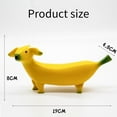 thumbnail image 3 of Cute Banana Dog Garden Statues Figurines Ornaments, Resin Gnomes Funny for Home, 3 of 7