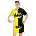 thumbnail image 6 of Kids Batman Athletic T-Shirt And Mesh Shorts Outfit Set Mesh Clothing Set for Boys, 6 of 7