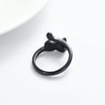 thumbnail image 3 of Constantlife Cut Cat Stainless Steel Finger Ring Pet Cremation Urns for Cat Ashes Jewellery Urn Ring, 3 of 5