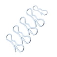 thumbnail image 2 of 5Pcs Alloy Steel Cotter Pins Fastening Pins for Mechanical Applications (Silver), 2 of 9