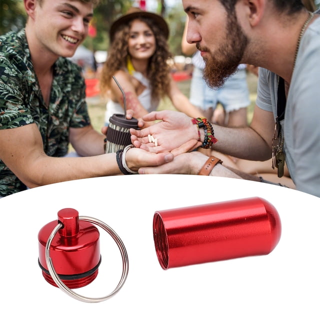 Bouteille de Médicaments en Alliage d'Aluminium Extérieure Portable Étanche et Anti-Humidité