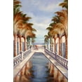 thumbnail image 2 of Dag, Inc. 13x18 Black Ornate Wood Framed with Double Matting Museum Art Print Titled - Tropical 14, 2 of 4