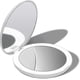 thumbnail image 1 of Fancii Led Lighted Travel Makeup Mirror, 1x/10x Magnification - Daylight Led, Compact, Portable, Large 5" Wide Illuminated Folding Mirror (lumi) Rose, 1 of 4