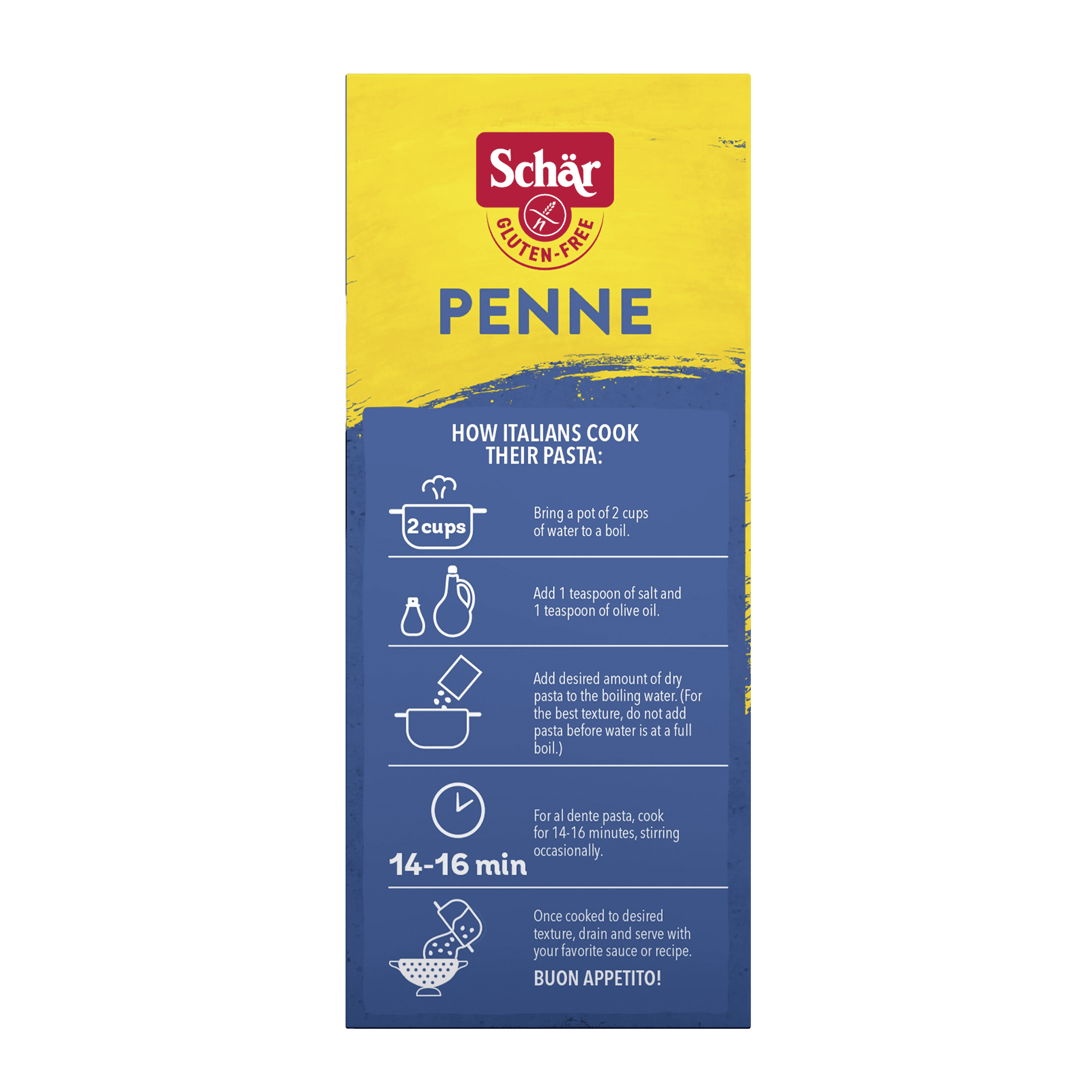 (5 pack) Schar Penne Pasta, Gluten Free Pasta Noodles, 12 oz