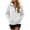 01-White, variant on Diufon Womens Quarter Zip Pullover Casual Long Sleeve Shirts Half Zip Sweatshirts with Pockets Fall Fashion Clothes