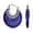Blue-Lapis-Lazuli, variant on Womens Bali Style Turquoise Round Half Crescent Hoop Earrings Milgrain .925 Sterling Silver