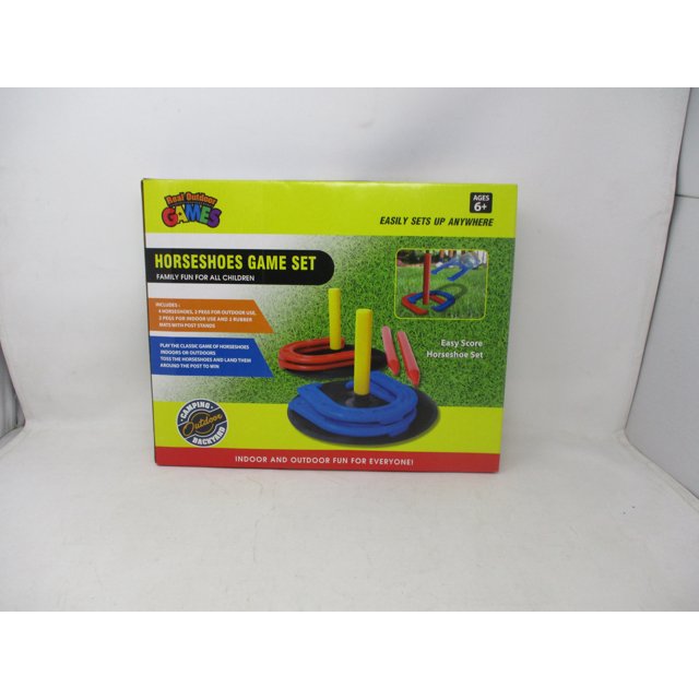 Real Outdoor Games Horseshoes Game Set