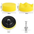 thumbnail image 3 of Kit de 22 almohadillas CHAO para pulir y encerar automóviles con broca M10, 3 of 5