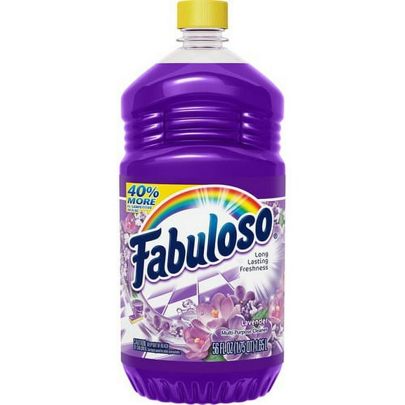 Fabuloso All-Purpose Cleaner - Liquid - 56 fl oz (1.8 quart) - Lavender ScentBottle - 1 Each - Purple | Bundle of 10 Each