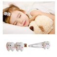 thumbnail image 3 of Cute Barrettes Clip Sweet Mini Harajuku Lady Hairpin Y2K Girls Tooth Hair Clip, 3 of 19
