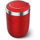 thumbnail image 1 of ZHAOCHENG Cenicero para coche con tapa, cenicero universal resistente al viento para portavasos, contenedor de basura portátil, cenicero de plástico de acero inoxidable con LED, rojo, 1 of 5