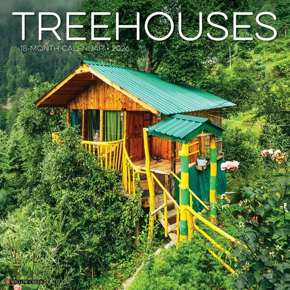 Treehouses 2026 Wall Calendar, (Paperback)