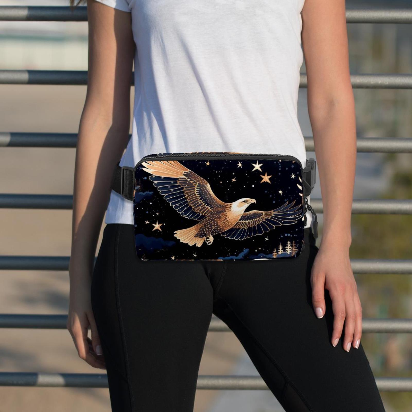 Bird Lightweight Adjustable Fanny Bag Running Belt Waist Pack with Extension Strap Unisex