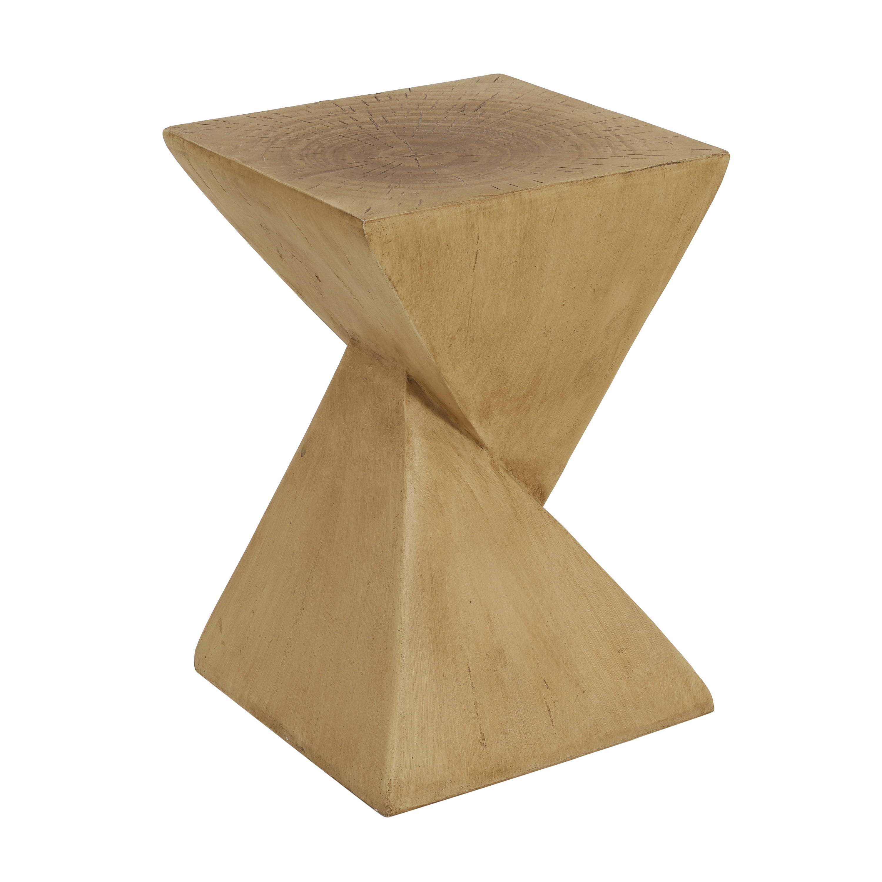 Euroco TESS Modern Side Table – Stylish End Table Compatible with Living Room, Bedroom, or Office,Versatile Home Furniture,Light Natural Color