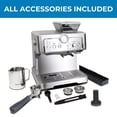 thumbnail image 3 of Kenmore Espresso Machine With Grinder & Milk Frother, Stainless Steel, 3 of 5