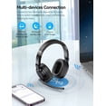 thumbnail image 5 of TECKNET Bluetooth Trucker Headset, Single and Dual Ear Wireless Headset with Mic for Work Noise Cancelling, 40Hrs 3 EQ Music Modes Trucker Bluetooth Headset for PC, Drivers, Office, Call Center Work, 5 of 5