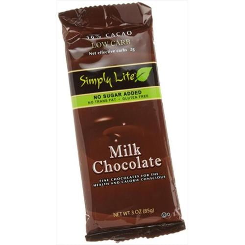 Simply Natural Foods Simply Lite Milk Chocolate, 3 oz