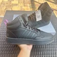 thumbnail image 3 of Adi - das Hoops 3.0 Winter Mid Black Shadow Green Gum Men's Shoes GZ6681 Size 11.5, 3 of 6