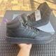 thumbnail image 3 of Adi - das Hoops 3.0 Winter Mid Black Shadow Green Gum Men's Shoes GZ6681 Size 11.5, 3 of 6