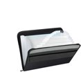 thumbnail image 1 of Carpeta Dnyelq ¡Gran oferta! Carpeta expandible de 13 bolsillos con cremallera, tamaño A4, organizador de archivos portátil de plástico (negro). Oficina, manualidades y papelería., 1 of 7