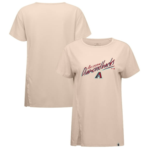 Women's Levelwear Khaki Arizona Diamondbacks Influx Sizzle T-Shirt