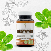 Secrets Of The Tribe Boldo Organic Capsules Dietary Supplement, Natural Herbal Capsules for Liver Support, Certified Organic Boldo (Peumus boldus) Dried Leaf, 60 Capsules