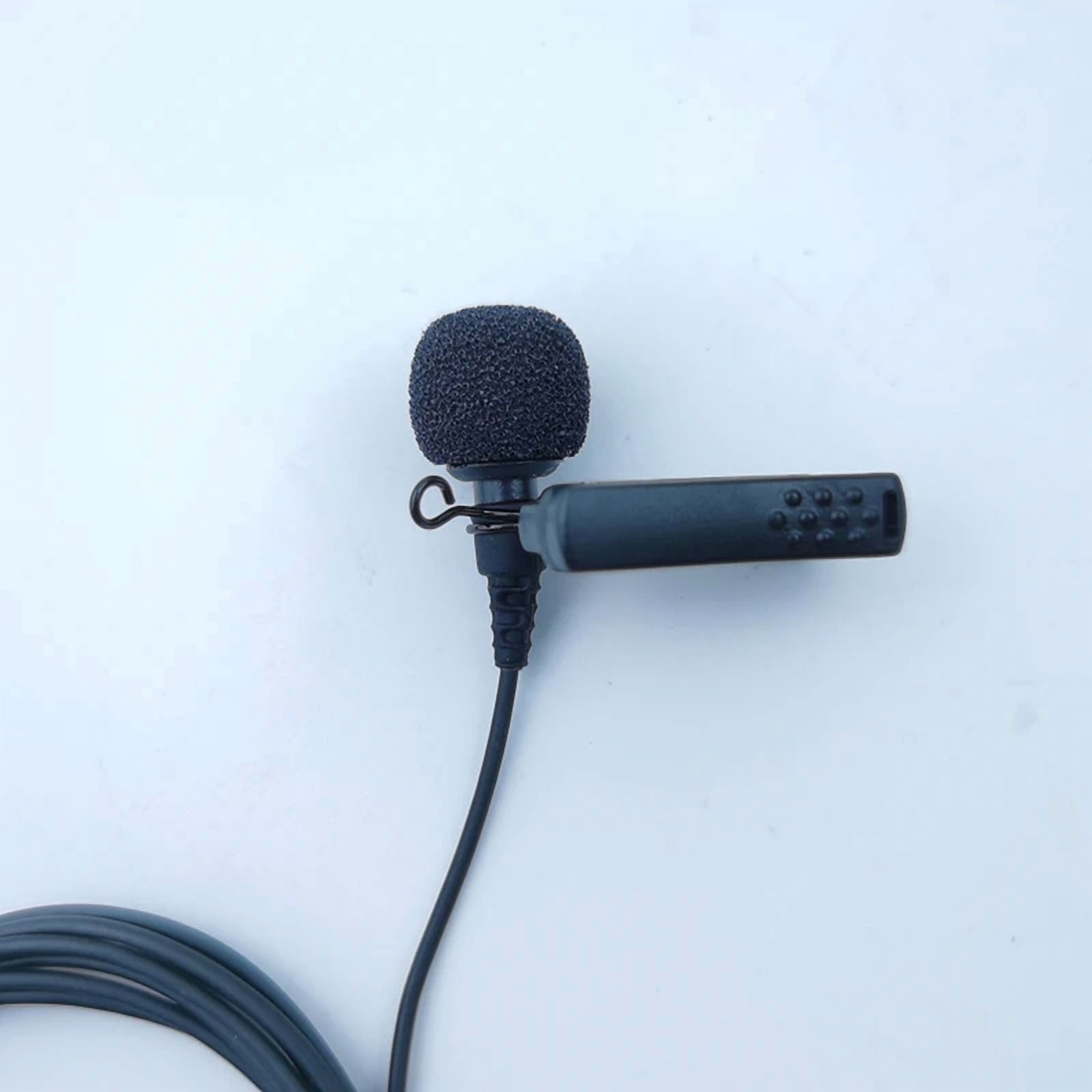 Professional Broadcast Omnidirectional Lavalier Microphone for Lectrosonics Wireless Transmitters