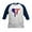 Navy/White, variant on - Republican Democrat Kids Baseball Jersey - Kids Cotton Baseball Jersey, 3/4 Sleeve Shirt