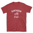 thumbnail image 1 of Santaquin Utah Patriot Men's Cotton T-Shirt, 1 of 1