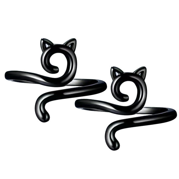 Apmemiss Clearance 2Pcs Crochet Rings for Crocheting Adjustable Crochet Tension Ring for Finger Cat Yarn Guide Ring Knitting Crochet Accessories for Women Clearance