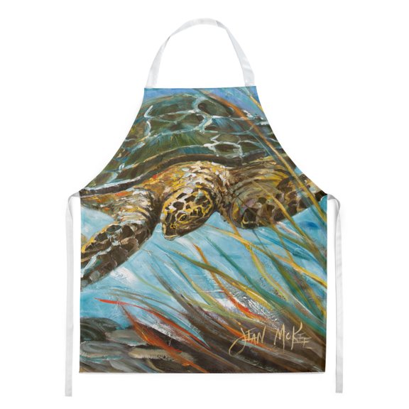 Carolines Treasures JMK1168APRON Loggerhead Sea Turtle Apron, Large, Multicolor