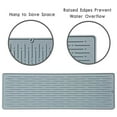 thumbnail image 3 of Silicone Dish Drying Mat, Silicone Trivets ,Heat Resistant Mat,Easy to Drain and Clean Larg - grey, 3 of 5
