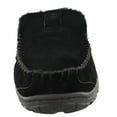 thumbnail image 3 of Clarks Men's Warren Slip On Loafer Black Suede Fur Lined Casual Shoes (12), 3 of 6
