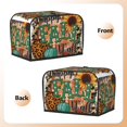 thumbnail image 2 of KLL Happy Fall Y'All Print 2 Slice Toaster Dust Covers Kitchen Small Appliance Cover with 2 Pockets,Can hold Jam Spreader Knife & Toaster Tongs (11.4 x 7.9 x 7.5), 2 of 6
