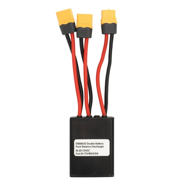Electric Bike Double Battery Discharge Converter Dual Battery Parallel Module Adapter 20V‑72V 30A