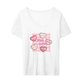 thumbnail image 2 of Camisetas para mujer, ropa de calle, Camiseta básica, camisetas de manga corta de verano, ropa sencilla de moda, camiseta femenina para el trabajo, desplazamientos en la calle Blanco Yinane Camiseta para mujer, 2 of 8