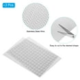 thumbnail image 3 of Uxcell 5.9"x8.3" Stainless Steel Woven Wire Mesh 20 Mesh Security Screen Mesh 2 Pack, 3 of 4