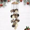 thumbnail image 1 of Coconut Shell Outdoor Wind Chimes, Outdoor Bamboo Wind Chimes, Perfect To Decorate Your Own Terrace, Porch, 1 of 4