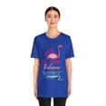 thumbnail image 3 of Amputee Humor TShirt “Flamingo Lifes About Balance V1 ” Crew Neck, 3 of 7