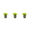 thumbnail image 4 of Decodeary Green Eco-friendly Artificial Money Tree In Pot Long-lasting Durability Realistic Appearance yellow rose 3Set, 4 of 6