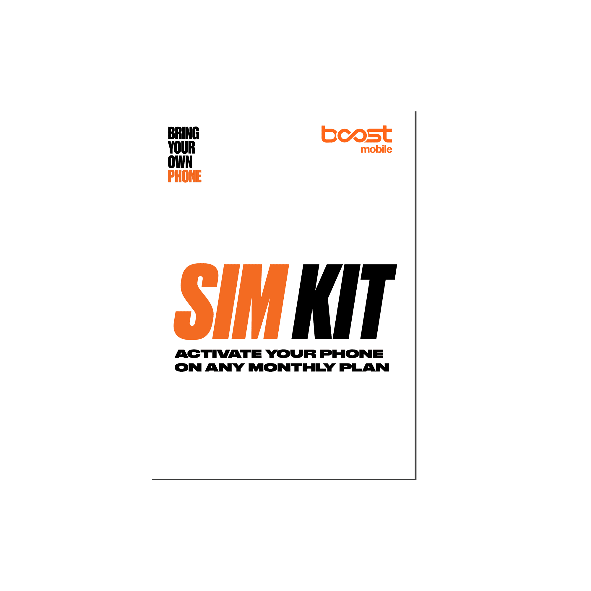 Boost Mobile Starter SIM Card