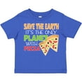 thumbnail image 3 of Inktastic Save the Earth. Its the Only Planet with Pizza. Boys or Girls Toddler T-Shirt, 3 of 5