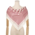 thumbnail image 2 of INSPIRE CHIC Women Polka Dots 35"x35" Large Square Scarf Satin Silk Like Head Wrap Bandanas Neck Scarves Pink 35.4x35.4", 2 of 6