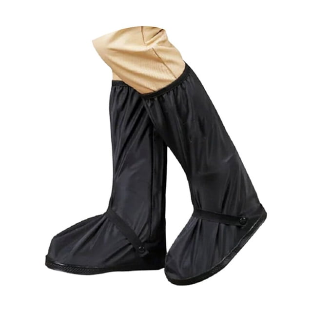 Cubrezapatos impermeables reutilizables para motocicleta, ciclismo, botas de lluvia (talla S)