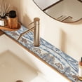 thumbnail image 2 of Yayeee Faucet Mat for Kitchen Sink 14.7" Diatomite Long Splash Guard Pad, Blue Snowy Mountain, 2 of 7
