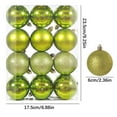 thumbnail image 3 of Christmas Ball Ornaments Set,Shatterproof Christmas Decorations Tree Balls,Xmas Decorative Balls Hanging Ornaments,24PCS Christmas Tree Ornament Pendant Party Supplies Tree Hanging Plastic Ball 6cm, 3 of 4