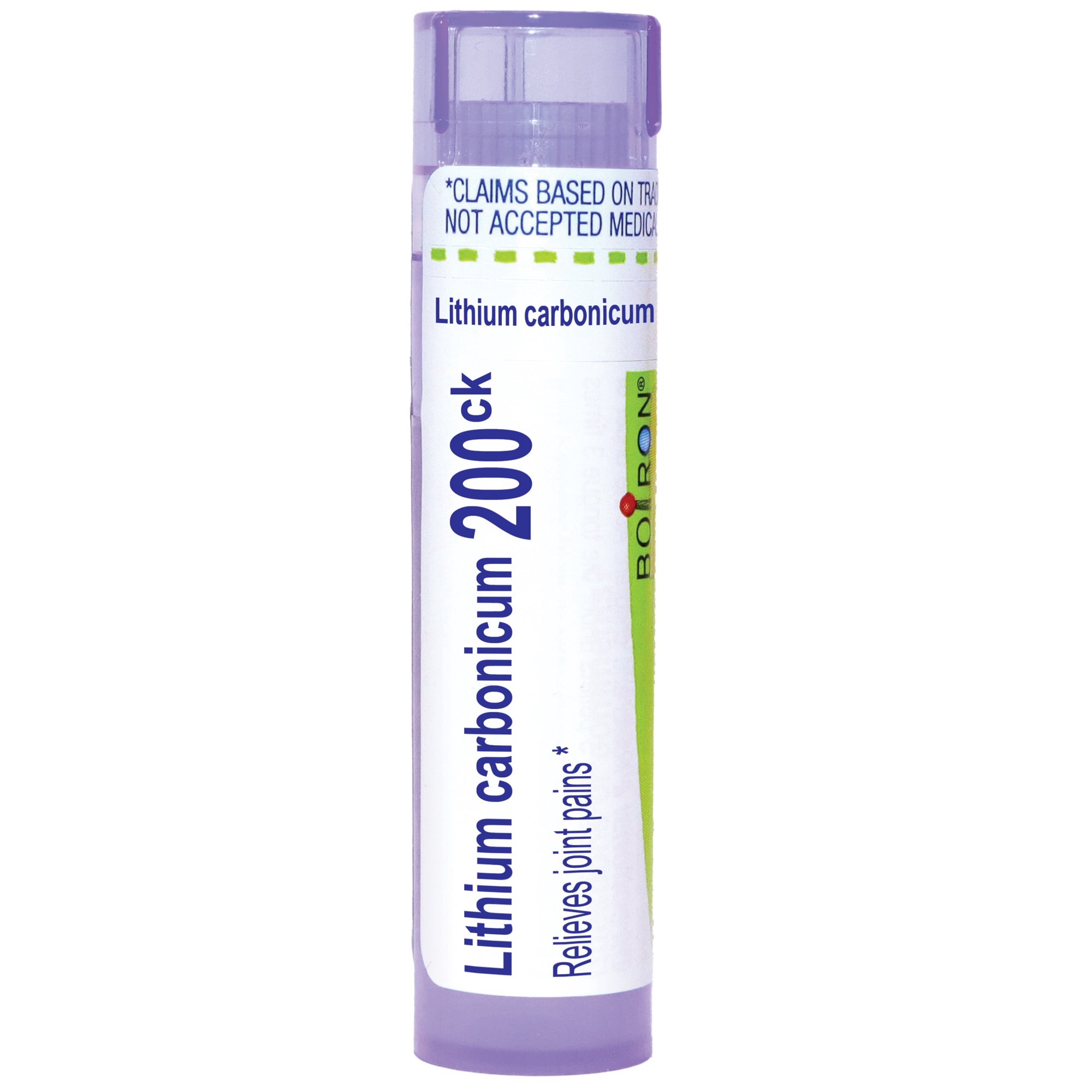 Boiron Lithium Carbonicum 200CK, Homeopathic Medicine for Joint Pains, 80 Pellets