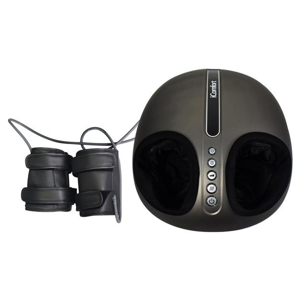 Naipo Foot Massager Deep Shiatsu Kneading Massage with Heat and Adjustable Intensity for Home Use